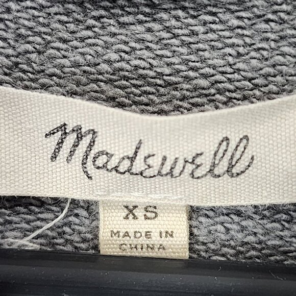 Mens Grey Madewell Cotton Turtleneck Sweatshirt Long Sleeve 100% Cotton Size XS - Picture 6 of 11